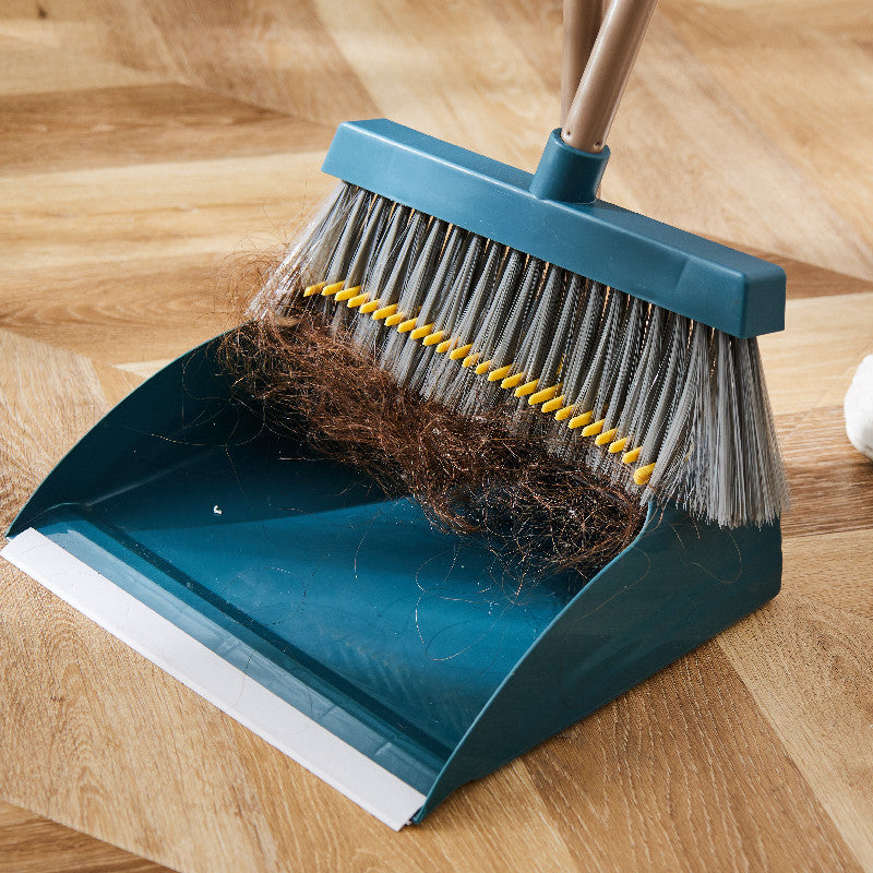 thumbnail image 2 of Scrub Buddies Cleaning Dust Pan & Brush Set – Whisk Broom Portable Combo, New 2 of 4