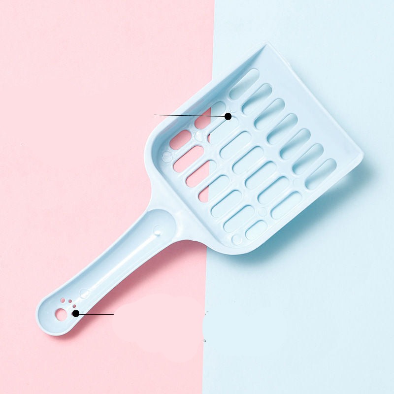 Pet Litter Shovel New Solid Color Cat Toilet Small Stool Collector Cat Cleaning